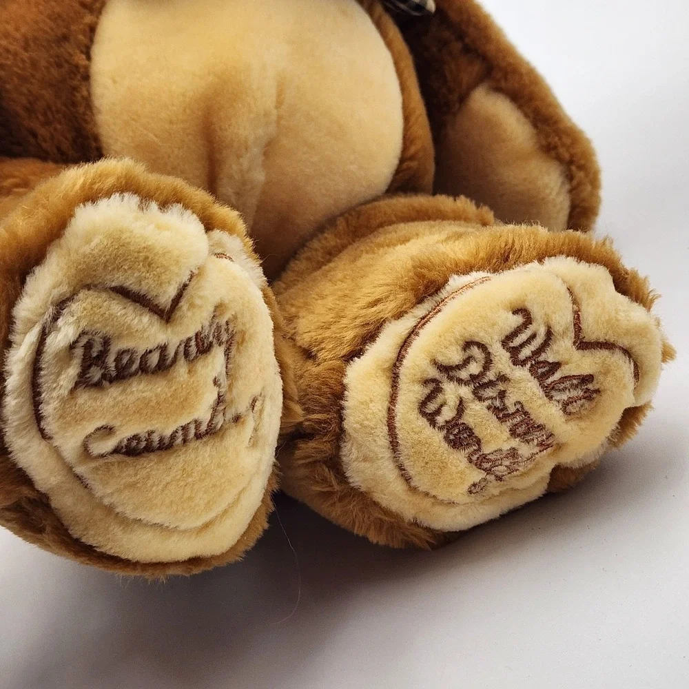 Vintage Disney World BEARLY COUNTRY Plush Brown Bear 12